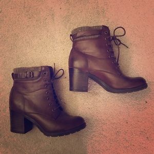Mia lace up booties